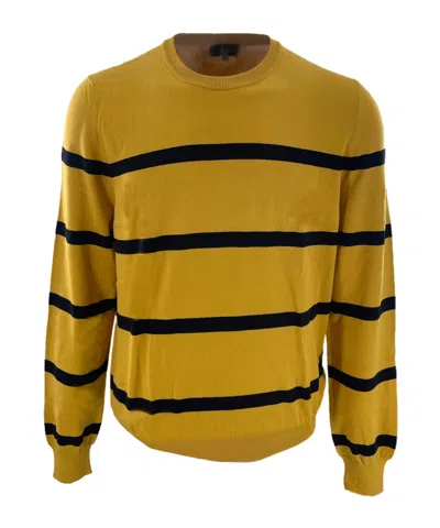Dunhill Striped Long-sleeved Sweater In Brown