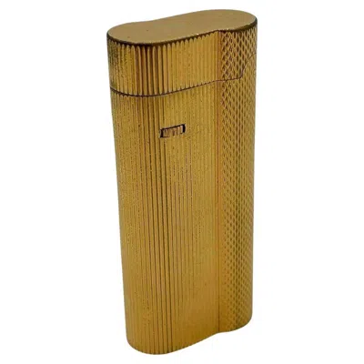 Pre-owned Dunhill S-type Gold Plated "rollagas" Lighter, Circa 1970 In Brown