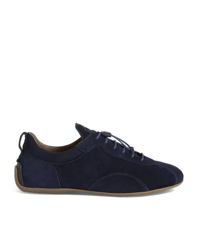 DUNHILL SUEDE AUTOMOTIVE DAVIES SNEAKERS