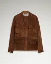 DUNHILL SUEDE TRAIL JACKET