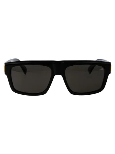 Dunhill Sunglasses In 001 Black Black Grey