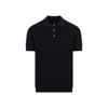 DUNHILL TEXTURED INK COTTON POLO
