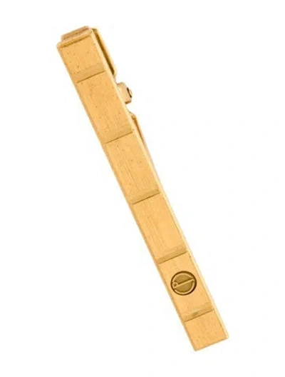 Pre-owned Dunhill Textured Tie Bar In Multi