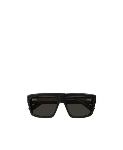 Dunhill Tinted-lenses Rectangle-frame Sunglasses In Black