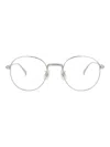 Dunhill Round-frame Titanium Optical Frames In Metallic