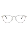 Dunhill Round-frame Titanium Optical Frames In Gray