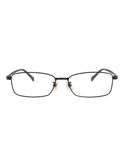 Dunhill Titanium Square/rectangle Eyeglasses For Men In Black