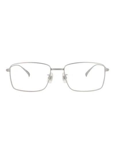 Dunhill Titanium Square/rectangle Eyeglasses For Men In Silver