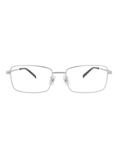 Dunhill Titanium Square/rectangle Optical Frames For Men In Metallic