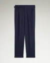 Dunhill Tropical Virgin Wool Flat Front Trousers