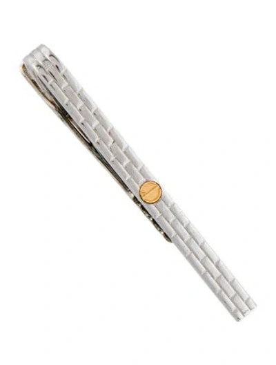 Pre-owned Dunhill Two Tone Tie Bar In Multi