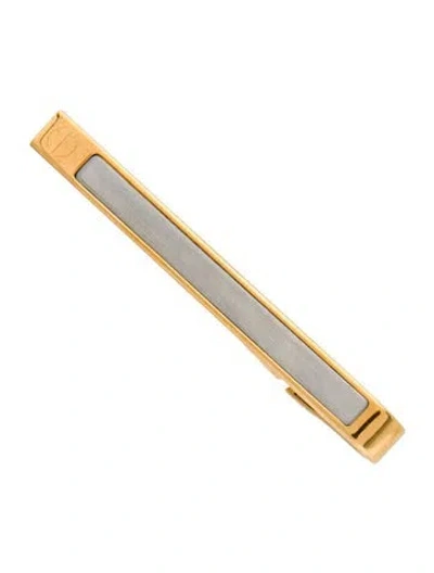 Pre-owned Dunhill Two Tone Tie Clip In Multi