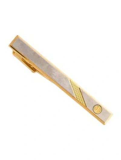 Pre-owned Dunhill Two Tone Tie Clip In Multi