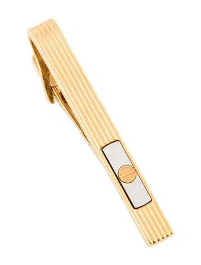 Pre-owned Dunhill Two Tone Tie Clip In Multicolor