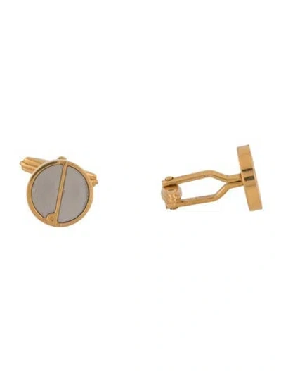 Pre-owned Dunhill Two-tone Cuff Links In Multi