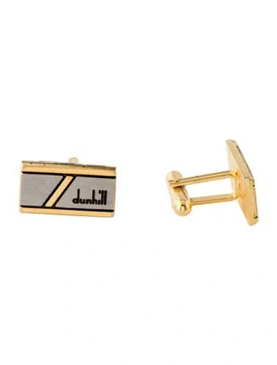 Pre-owned Dunhill Two-tone Cufflinks In Multi