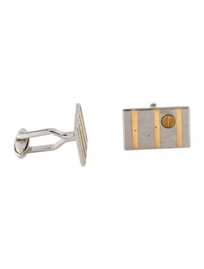Pre-owned Dunhill Two-tone Cufflinks In Multi