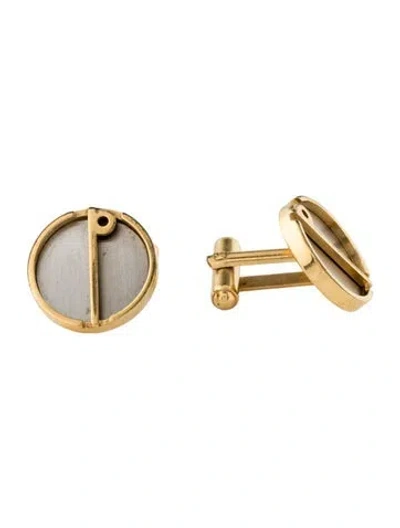 Pre-owned Dunhill Two-tone Cufflinks In Multi