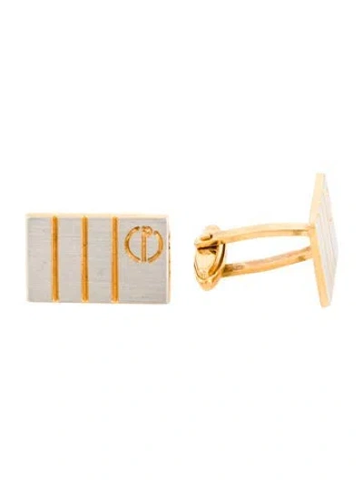 Pre-owned Dunhill Two-tone Cufflinks In Multi
