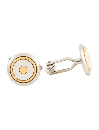 Pre-owned Dunhill Two-tone Cufflinks In Multi