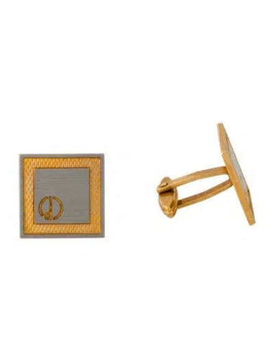 Pre-owned Dunhill Two-tone Cufflinks In Multi