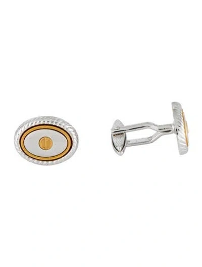 Pre-owned Dunhill Two-tone Cufflinks In Multi