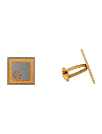 Pre-owned Dunhill Two-tone Cufflinks In Multi