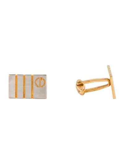 Pre-owned Dunhill Two-tone Cufflinks In Multi