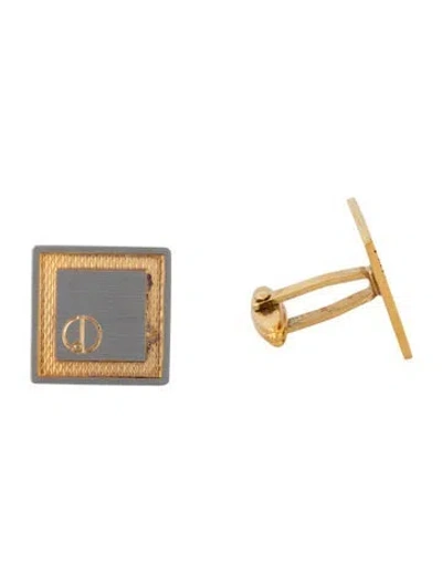 Pre-owned Dunhill Two-tone Cufflinks In Multicolor