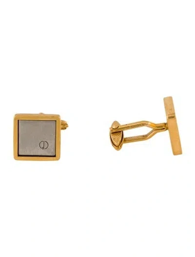 Pre-owned Dunhill Two-tone Cufflinks In Multicolor