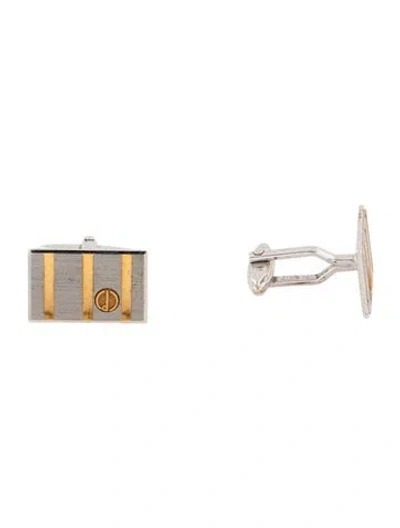 Pre-owned Dunhill Two-tone Cufflinks In Multicolor