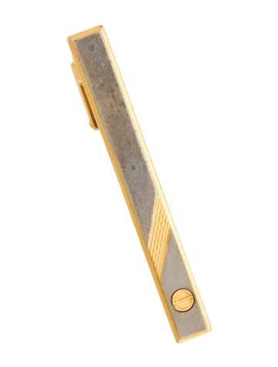 Pre-owned Dunhill Two-tone Tie Bar In Multi