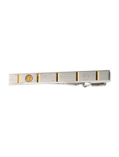 Pre-owned Dunhill Two-tone Tie Clip In Multi