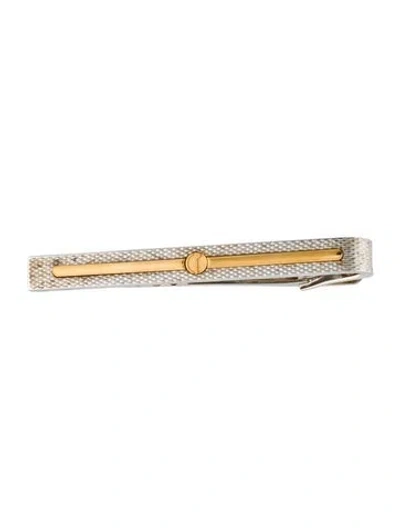 Pre-owned Dunhill Two-tone Tie Clip In Multi