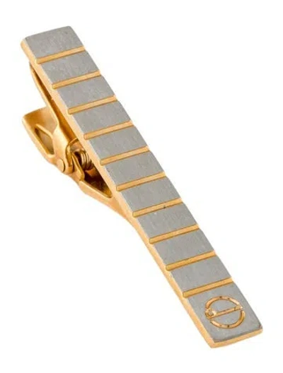 Pre-owned Dunhill Two-tone Tie Clip In Multi