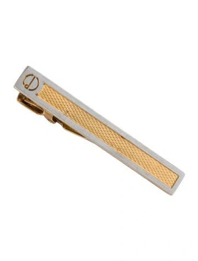 Pre-owned Dunhill Two-tone Tie Clip In Multi