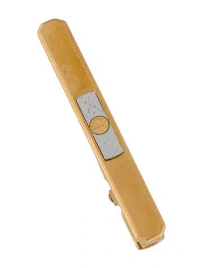 Pre-owned Dunhill Two-tone Tie Clip In Multi