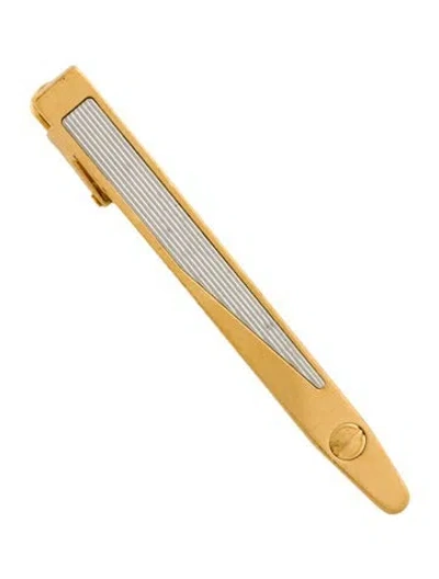 Pre-owned Dunhill Two-tone Tie Clip In Multi