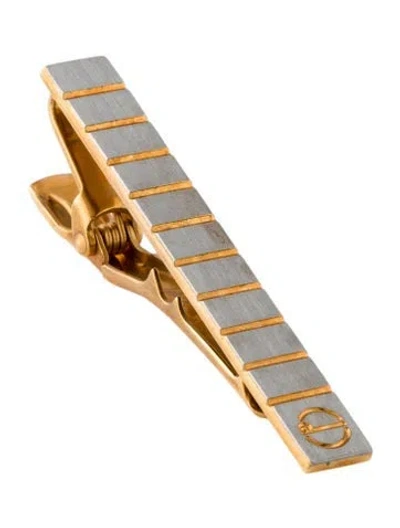 Pre-owned Dunhill Two-tone Tie Clip In Multi