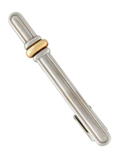 Pre-owned Dunhill Two-tone Tie Clip In Multi
