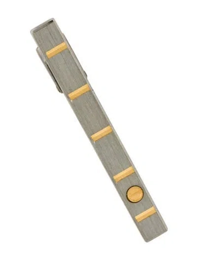 Pre-owned Dunhill Two-tone Tie Clip In Multi