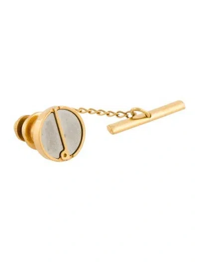 Pre-owned Dunhill Two-tone Tie Pin In Multi