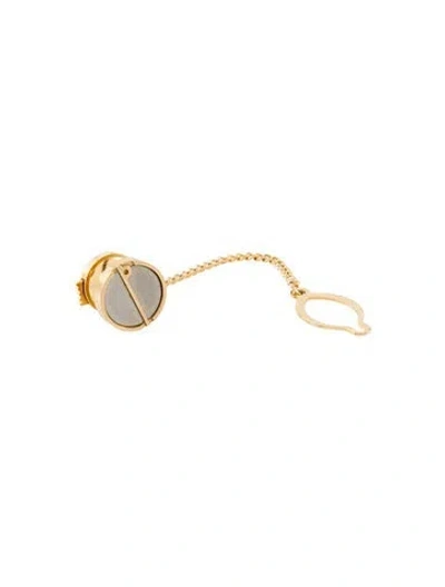 Pre-owned Dunhill Two-tone Tie Pin In Multi