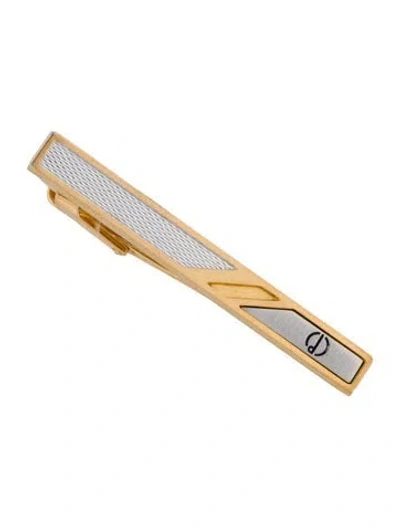 Pre-owned Dunhill Twp-tone Tie Clip In Multi