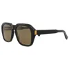 Dunhill Unisex Du0001s 54mm Sunglasses In Black