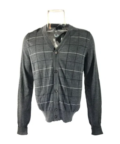 Dunhill V-neck Long-sleeved Sweater In Black