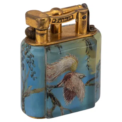 Pre-owned Dunhill Vintage 20th Century  Baby 'avery' Table Lighter C.1960 In Gold