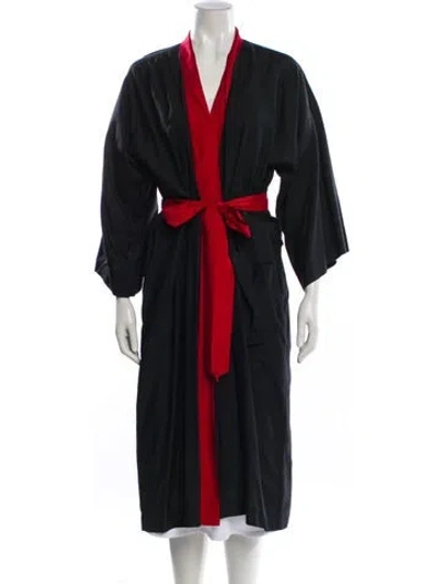 Pre-owned Dunhill Vintage Robe In Black