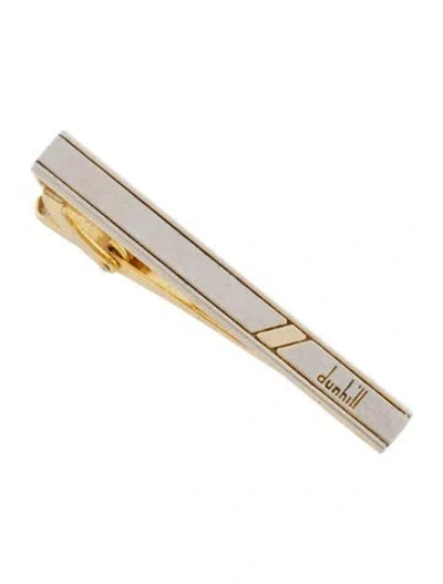 Pre-owned Dunhill Vintage Two-tone Tie Bar In Multi