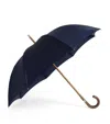 Dunhill Wooden Handle Long Umbrella In Blue